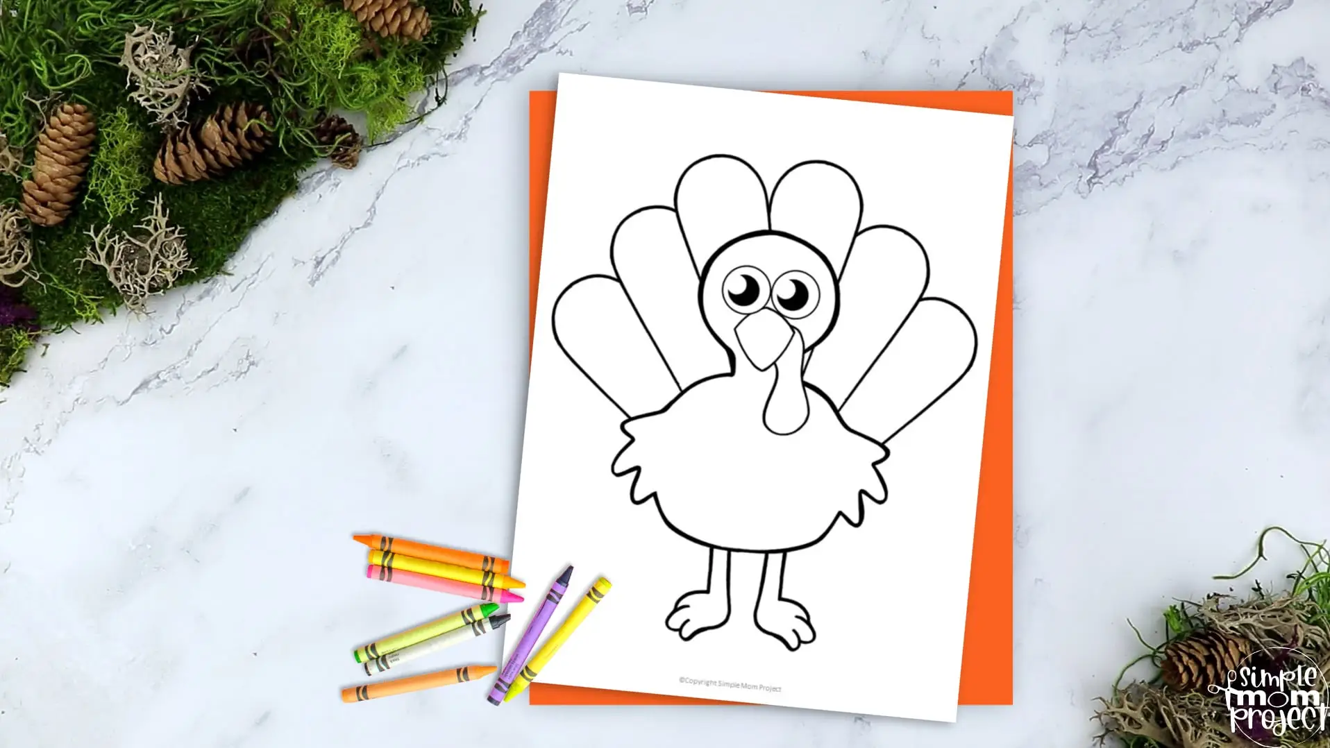 free printable turkey template - simple mom project